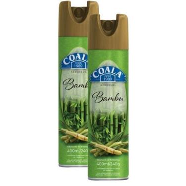 Imagem de kit 2 ODORIZANTE AMBIENTE COALA AERO Bambu 400ML