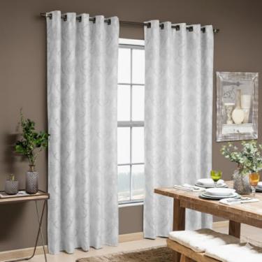 Imagem de Cortina Jacquard Inglês 2,75 x 1,80 m – Branco, 100% Poliéster, Textura Clássica, Tecido Encorpado e Acabamento Premium – W Menegatti