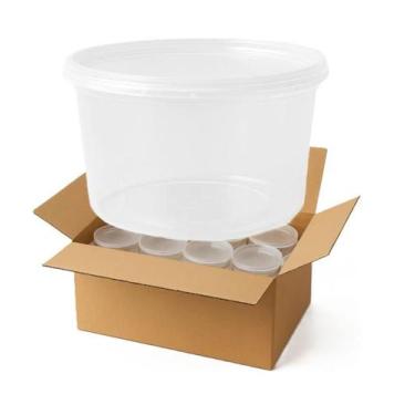 Imagem de 150 Pote Embalagem Para Marmita 1200ml - BrasilPack