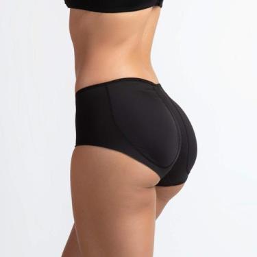 Imagem de Calcinha Shape Up Levanta Empina Bumbum Modeladora Lucitex, Preto, P