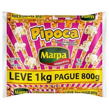 Imagem de Milho Para Pipoca Pacote 1kg Grãos Selecionados