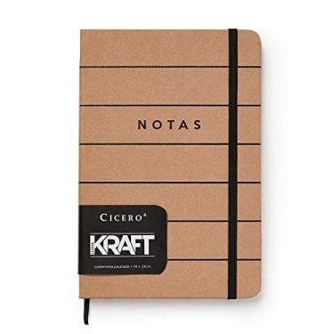 Imagem de Caderneta Cicero Kraft Pautada, Cicero, 0563, Bege, 14x21 (Médio)