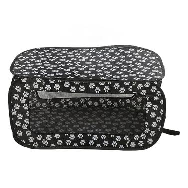 Imagem de QANYEGN Cercadinho para cães de estimação, gaiola pequena portátil para caixas de cachorro, retângulo dobrável e respirável para animais de estimação, cães e gatos