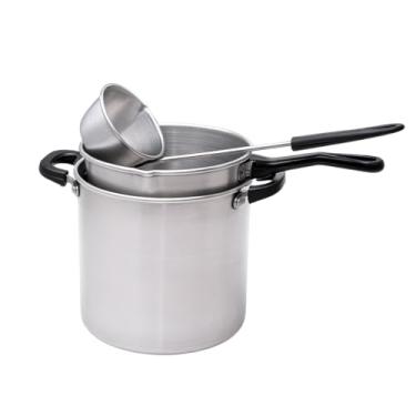 Imagem de Kit Panela Banho Maria 3 peças em Alumínio Velas Artesanais