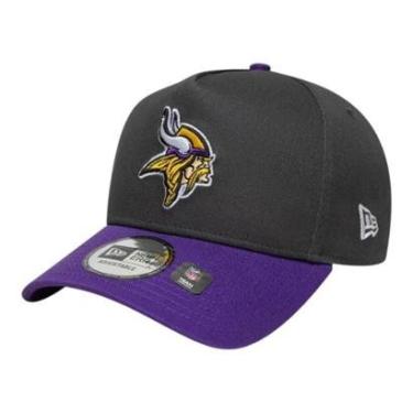 Imagem de Boné New Era A-frame Minnesota Vikings Cinza Masculino-Masculino
