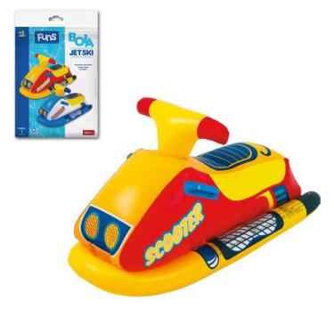 Imagem de Bóia Inflável Infantil Scooter Jet Ski Bote 91x51cm Verão - Funs, Amar