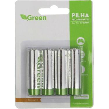 Imagem de Pilha Recarregável Pequena Aa 2700Ma - Santana Centro