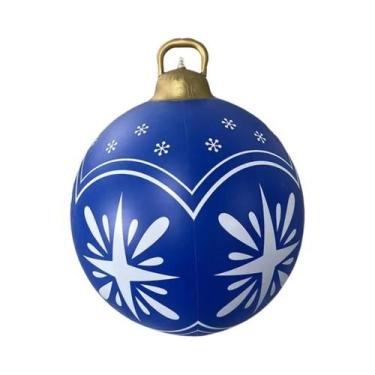 Imagem de Bola Inflável de Natal Gigante (60cm) - Decoração para Árvore de Natal