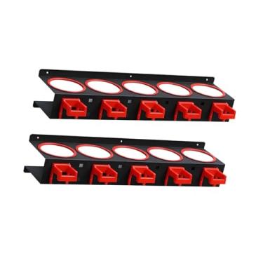 Imagem de IEUDNS Suporte para Frascos de Spray, Organizador de Borrifadores de Parede para Acessórios de Beleza Automotiva, Fácil de Instalar, Ideal para Oficinas e, Clipe de Abertura Não Incluso