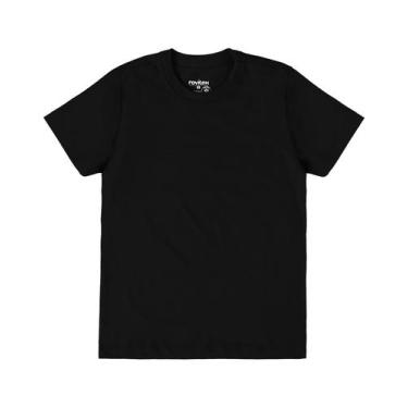 Imagem de Blusa Básica Infantil Cotton Leve Rovi Kids Preto - Rovitex Kids Básic