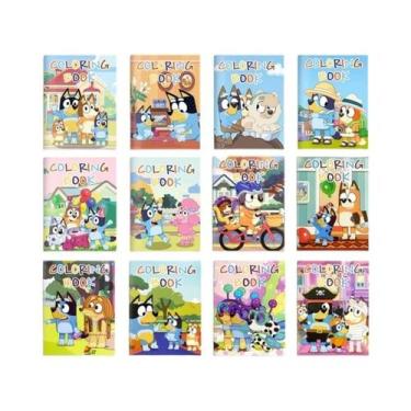 Imagem de Livro De Colorir Bluey E Bingo 12 Estilos Desenho De Graffiti Brinqued
