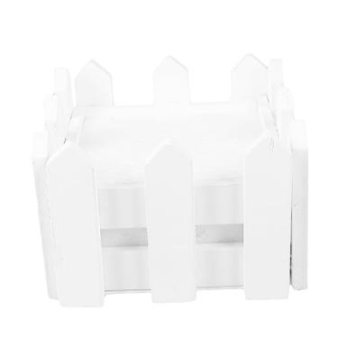 Imagem de YYBOES Vaso de flores artificiais, 3 peças, vaso de musgo e espuma, miniatura, cerca de jardim, tigela pequena para plantas, mini vasos de madeira, enfeite de jardim, vaso de flores, conjunto de