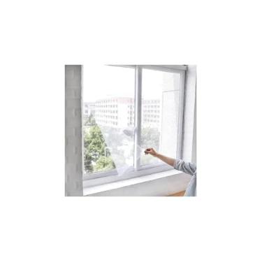 Imagem de Tela Mosquiteira, 100% Poliéster, 85x105cm, Proteção contra Insetos para Janelas e Portas