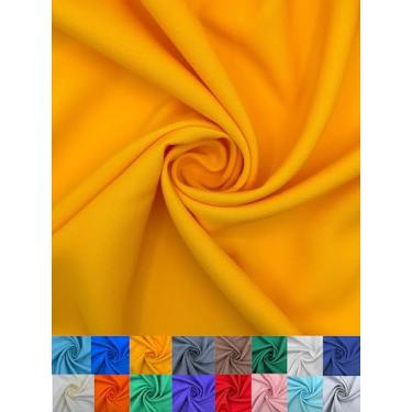 Imagem de EOVEA - Tecido de popelina de poliéster por jarda – 100% poliéster, 152 cm de largura, material versátil durável para vestuário, decoração de casa, artesanato, toalhas de mesa, cortinas, cortinas