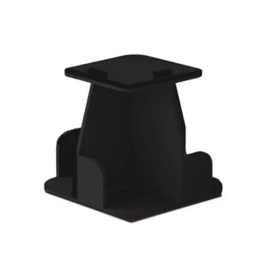 Imagem de Suporte para armazenamento de CDs Suporte giratório de madeira para CDs com grande capacidade, ideal para sala estar, quarto ou escritório