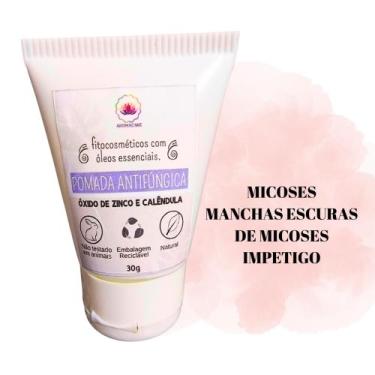 Imagem de Pomada antifúngica óxido de zinco e calêndula - AROMACARE