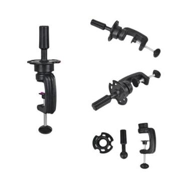 Imagem de Suporte Ajustável Para Perucas Com Tripé E Braço Articulado Para Estil