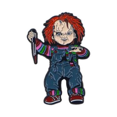 Imagem de Pins De Esmalte De Filmes De Terror De Halloween, Broches De Desenhos 