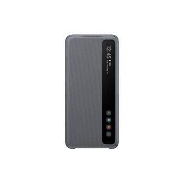 Imagem de Samsung Electronics Capa para Galaxy S20, capa flip S-View - cinza (Versão dos EUA ) (EF-ZG980CJEGUS)