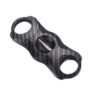 Imagem de JDIME Faca de cortador de charutos afiada em forma de V criativa acessório para cigarros presente de negócios (C)