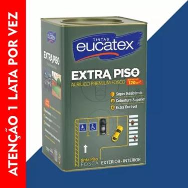 Imagem de Tinta Extra Piso Parede E Telha 18l Estacionamento Chão - EUCATEX, Azu