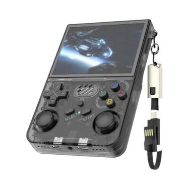 Imagem de Console De Jogo Portátil Retro Para Crianças R36S Com Tela IPS De 3,5 