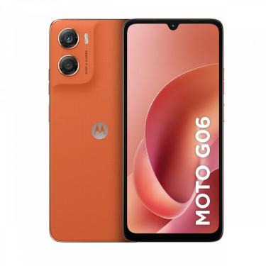 Imagem de Smartphone Moto G06 4g Tela 6,9 128GB Motorola Laranja Bivolt