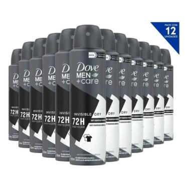 Imagem de Kit com 12 Desodorantes Dove Men 150ml, Dry