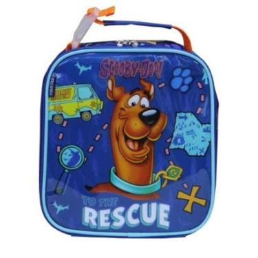 Imagem de Lancheira Térmica Infantil Scooby-doo Escolar Soft Azul Dermiwil-Masculino