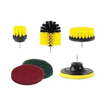 Imagem de Conjunto De Escovas Elétricas Multifuncionais Para Limpeza De Pneus E 