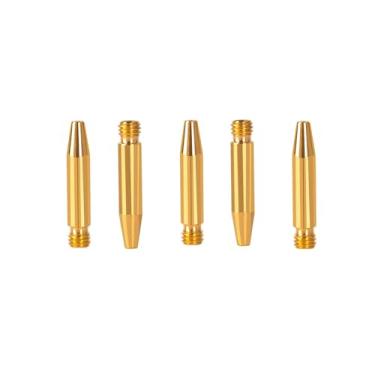 Imagem de 5 peças de máquina de solda a laser portátil, bocal de alimentação de arame, bocal guia de acessórios de alimentador de arame, bicos de fio guia Huanri M6 H31,5 (1,2 mm)