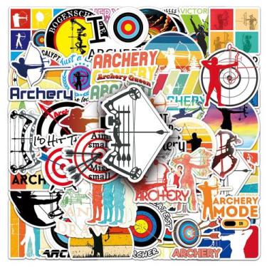 Imagem de Conjunto de adesivos para tiro com arco, decalques de vinil impermeáve