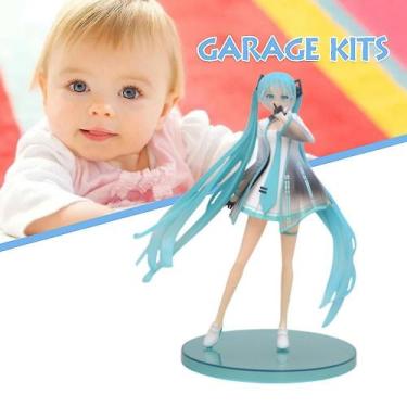 Imagem de Figura, estátua, desenho animado, Hatsune Miku, brinquedo de 20 cm par