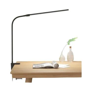 Imagem de Lâmpada De Mesa LED De Cabeça Dupla Com 3 Modos De Cor E 10 Níveis De 