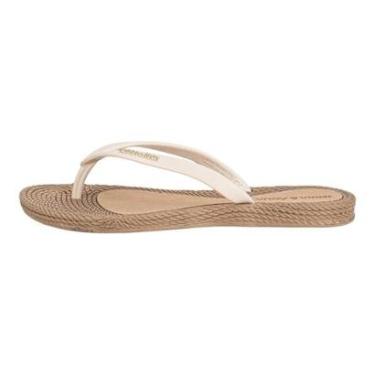 Imagem de CHINELO TERRA & AGUA FEMININO RASTEIRO CASUAL 260902 CREME-Feminino