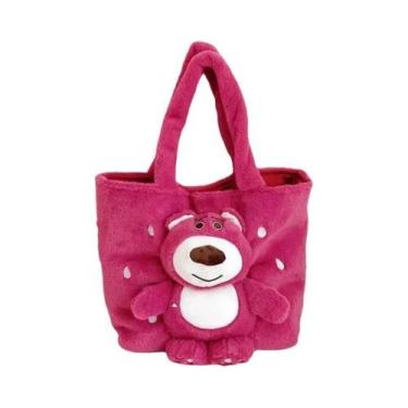 Imagem de Bolsa De Ombro De Pelúcia Kawaii Disney Lotso Stitch, Bolsa Macia E Fo