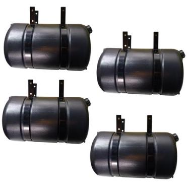 Imagem de Kit 2 Reservatorio Barrica Corote Reforçado Preto Água P/Todos Caminhã