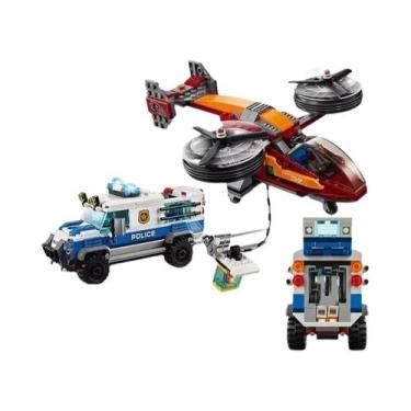 Imagem de Blocos De Montar Carro De Perseguição Do Helicóptero Da Polícia Infant
