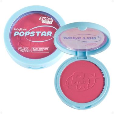 Imagem de Blush Compacto Ruby Rose Popstar Play Back Girlfriend HB-M08-4
