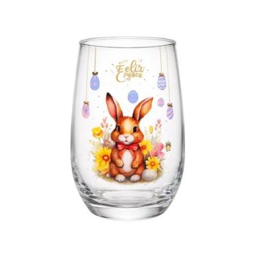 Imagem de Copo vidro dubai 400ml coelhinha avulso decormartin