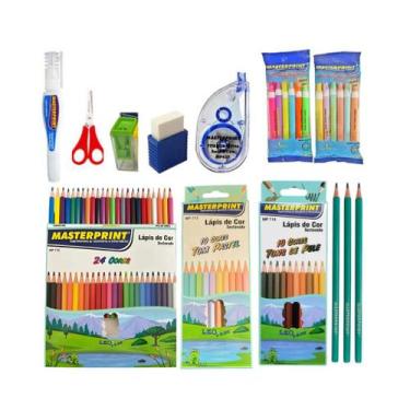 Imagem de Kit material de papelaria Masterprint