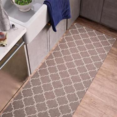 Imagem de Passadeira Emborrachada Antiderrapante Impermeável Largura 43cm Tapete