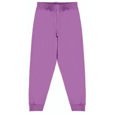Imagem de Calça Moletom Infantil Unissex Malwee 12 ao 18 Ref. 0108790, Lilás, 18