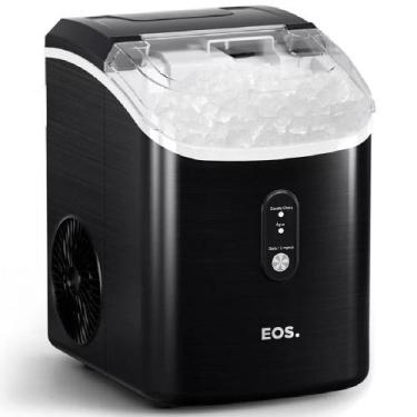 Imagem de Maquina de gelo 15 kg Nugget ice titanium preta - EMG05 (220V) - EOS, 