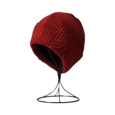 Imagem de Gorro de Inverno Unissex de Caxemira com Lurex e Lantejoulas - Quente 
