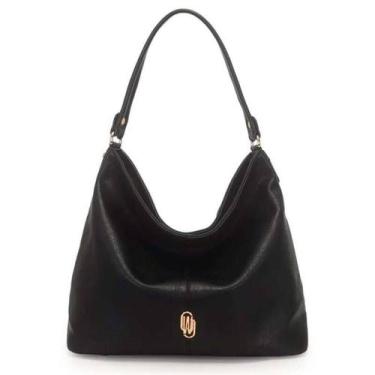 Imagem de Bolsa Wj Hobo Grande Basica - Feminina - Preto, Preto