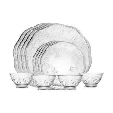 Imagem de Conjunto Jantar Pratos Raso 27cm Sobremesa 20cm Tigela 12cm - LYOR