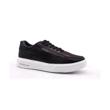 Imagem de Sapatenis Masculino Pegada 111903 - PRETO / BRANCO - 40, Preto, Branco