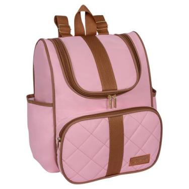 Imagem de Mochila G Maternidade Paris Bebê Lilian Baby, Rosa
