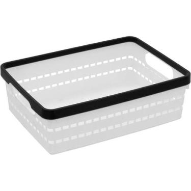Imagem de CAIXA ORGANIZADORA PLÁSTICO 7x16x23cm BRANCO - NH, Material: Plástico,